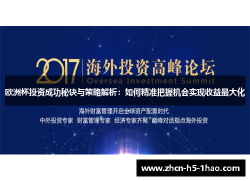 欧洲杯投资成功秘诀与策略解析：如何精准把握机会实现收益最大化