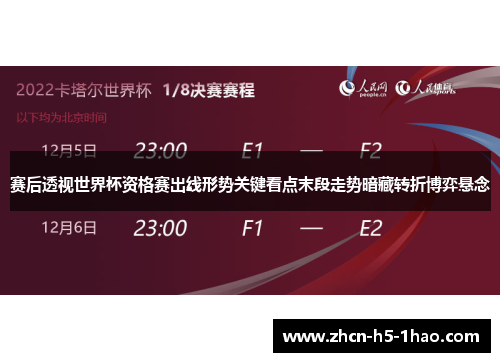 赛后透视世界杯资格赛出线形势关键看点末段走势暗藏转折博弈悬念